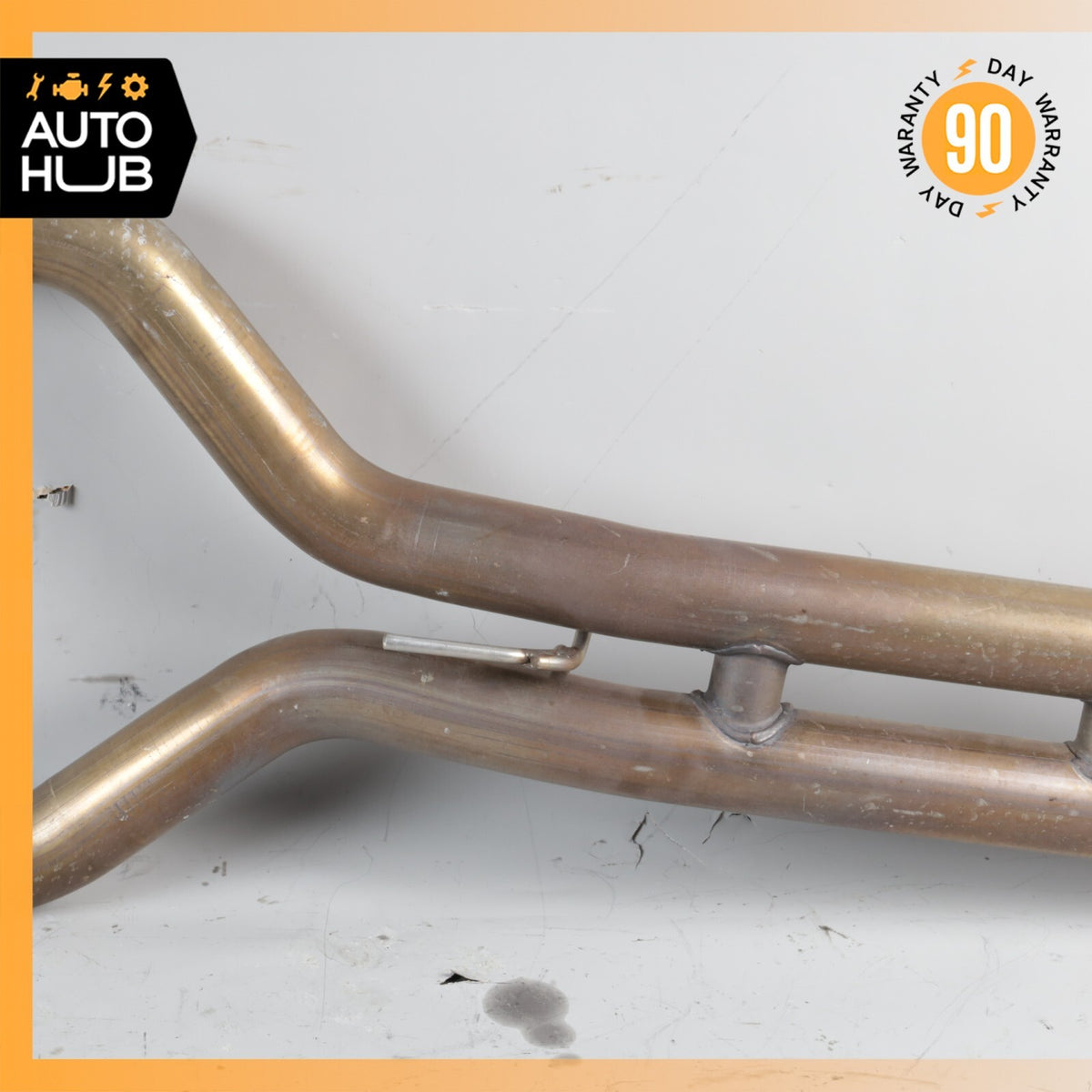 18-23 Aston Martin DB11 4.0L V8 Engine Center Exhaust Cross Pipe OEM - photo 18