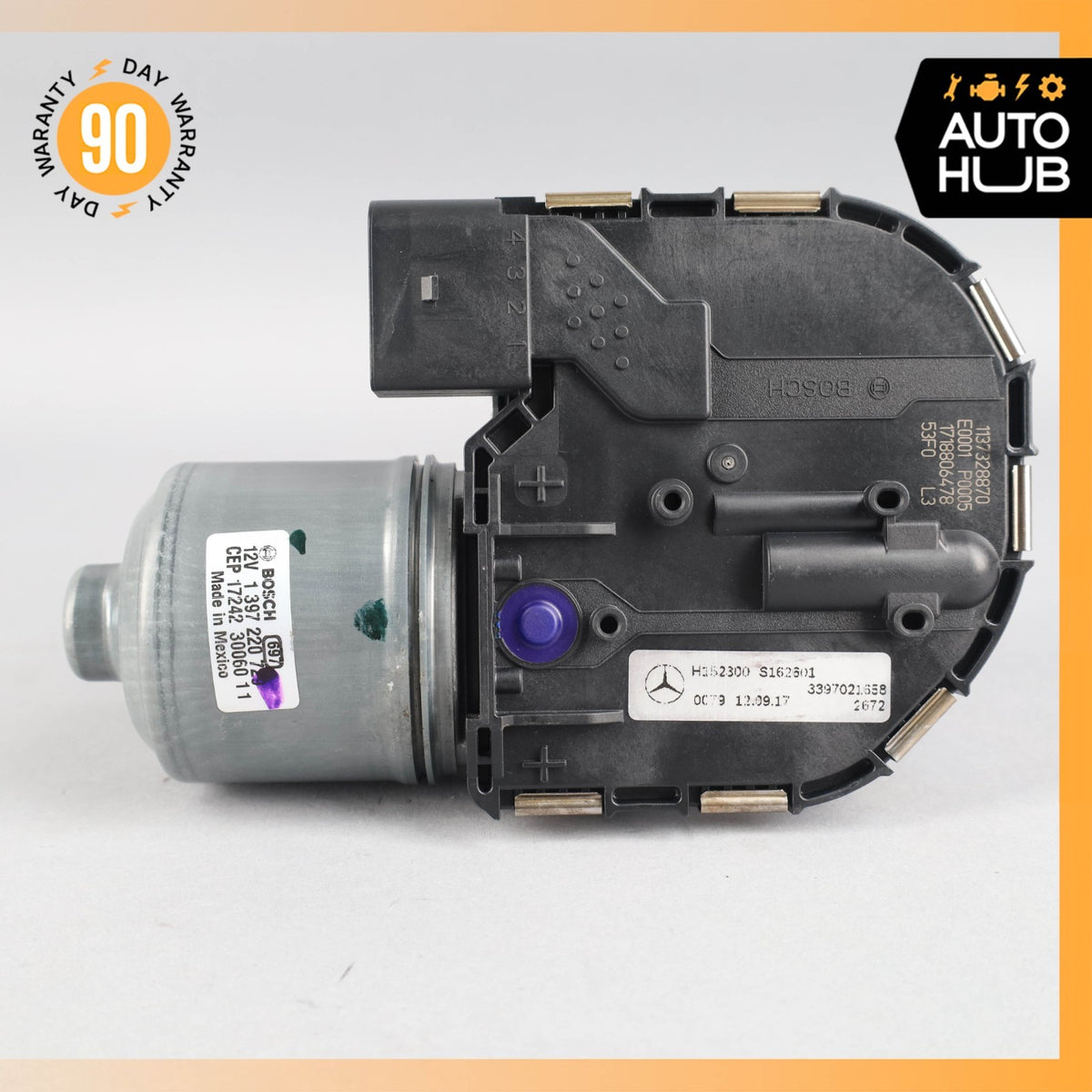 Mercedes W205 C300 C43 AMG Windshield Washer Wiper Motor 2058208102 OEM - photo 8