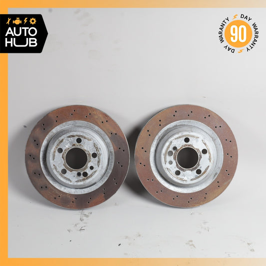 03-06 Mercedes W215 C55 S55 AMG Rear Left & Right Brake Rotors Disc Set of 2 OEM - photo 1