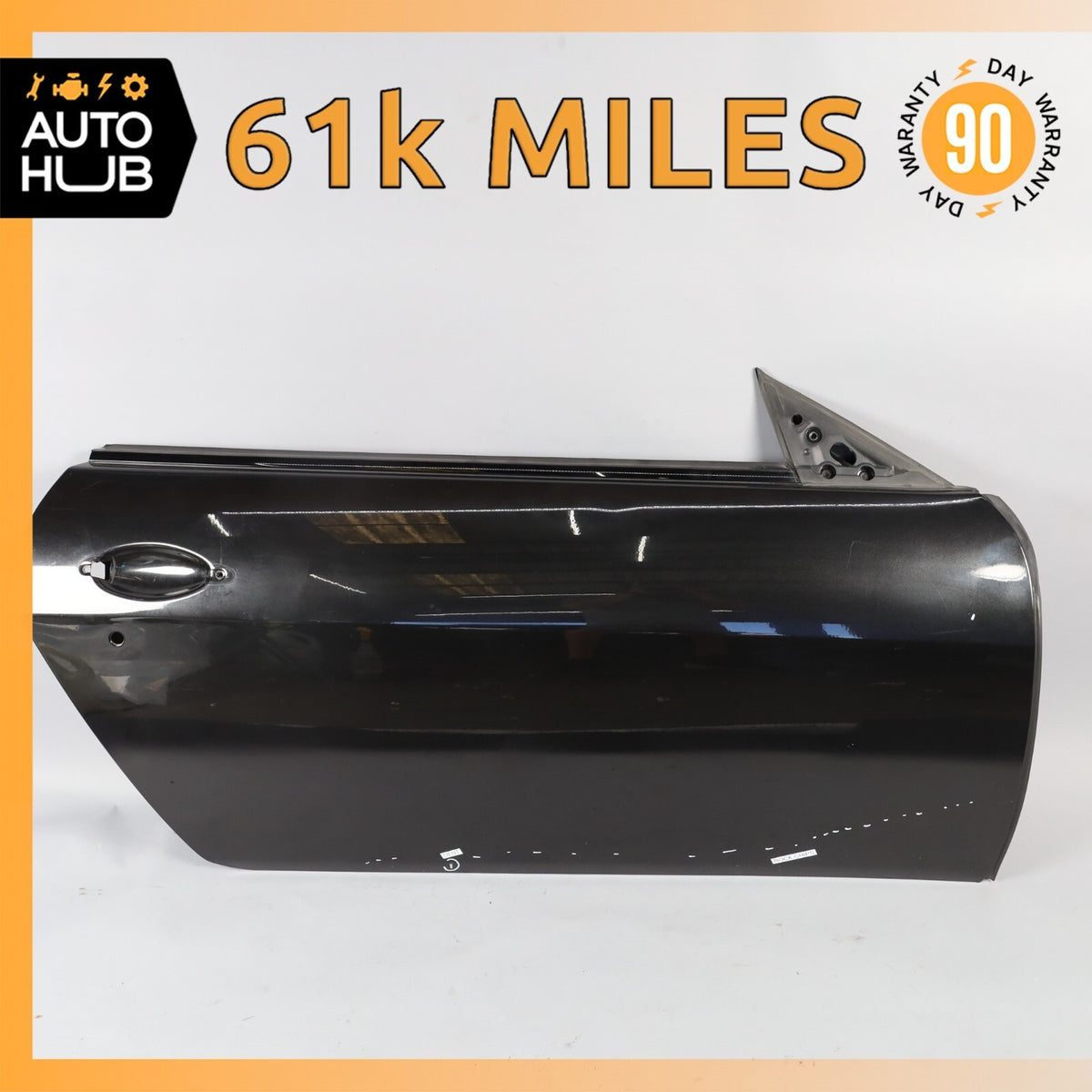 08-14 Maserati GranTurismo M145 Right Side Door Shell Frame Panel Black OEM 61k - photo 1