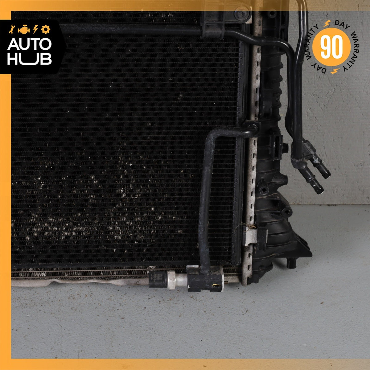 11-12 Audi D4 A8 4.2L Engine Cooling Radiator A/C Condenser Steering Cooler OEM - photo 5