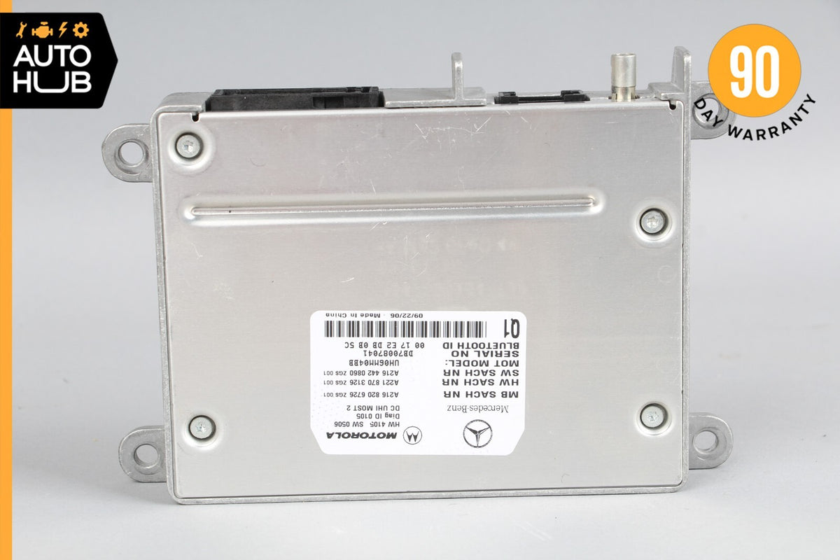 07-10 Mercedes W216 CL550 S550 Bluetooth Communication Module 2168206726 OEM - photo 7