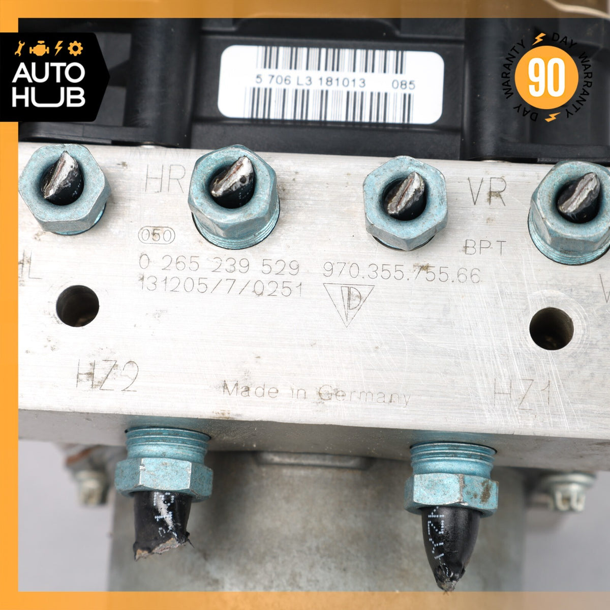 14-16 Porsche Panamera 970 E-Hybrid ABS Hydraulic Pump Control Module OEM 70k - photo 9