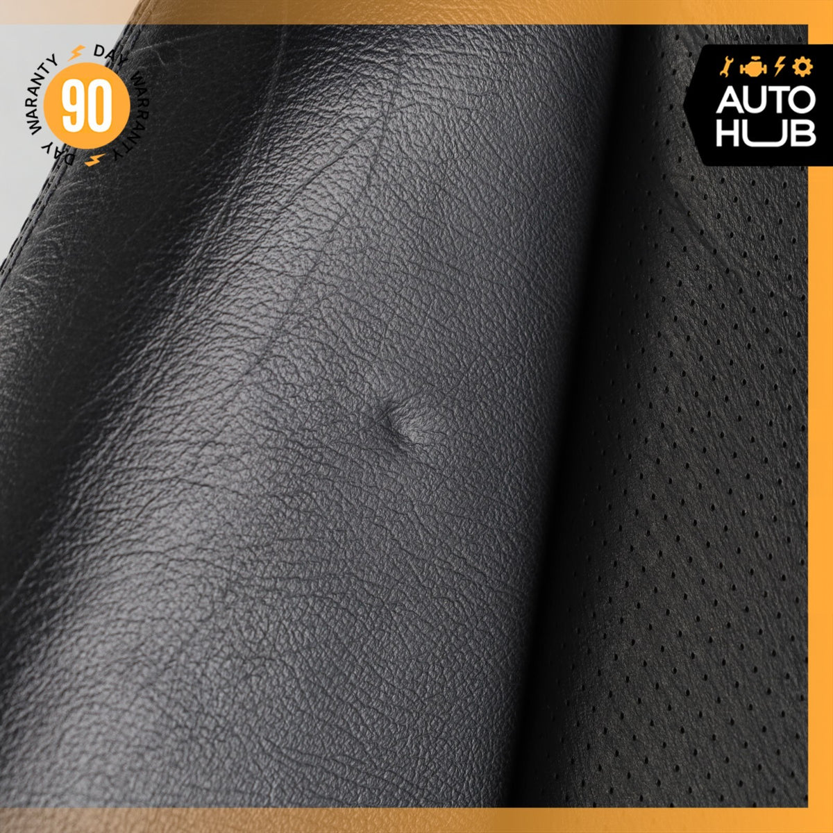 90-95 Mercedes R129 SL600 300SL Right Side Top Upper Seat Cushion Black OEM - photo 6