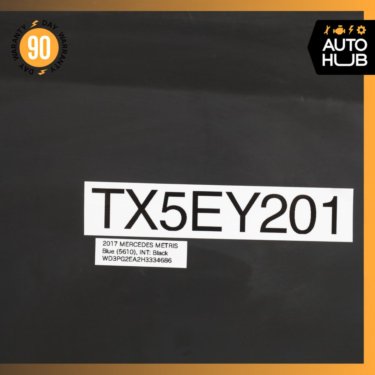 16-20 Mercedes W447 Metris Rear Bumper Cover Assembly Anthracite OEM 46k - photo 24
