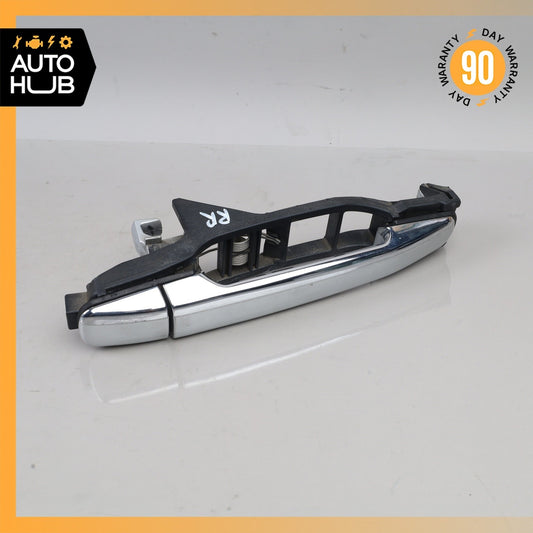 98-03 Mercedes W210 E430 E55 AMG Rear Right Side Door Handle Silver OEM - photo 1