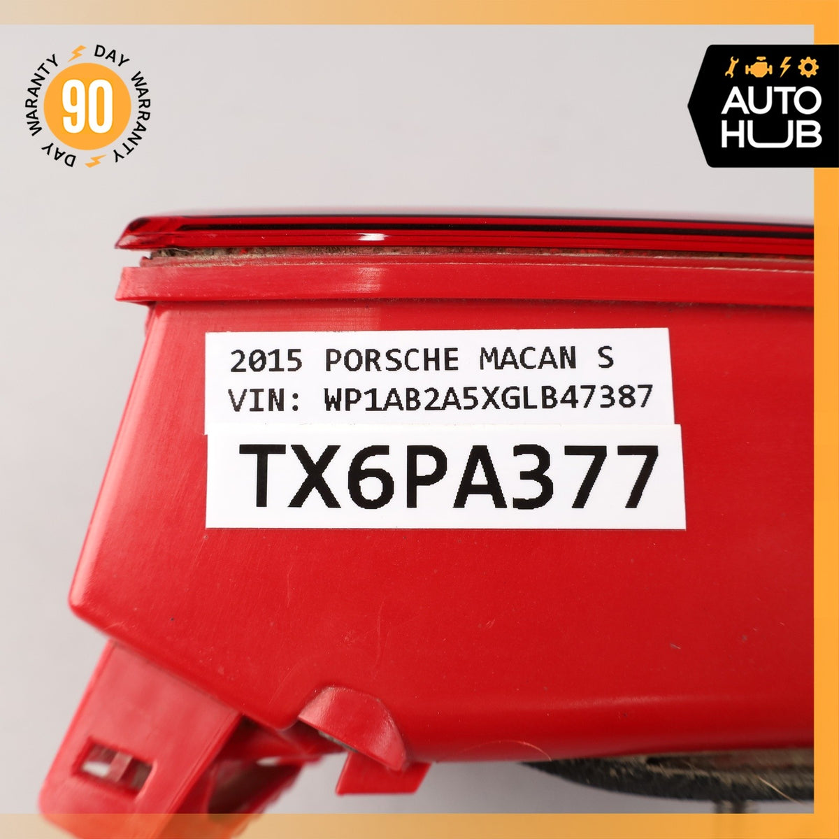 15-18 Porsche Macan 95B Rear Right Passenger Side Inner Tail Light Lamp OEM 74k - photo 14