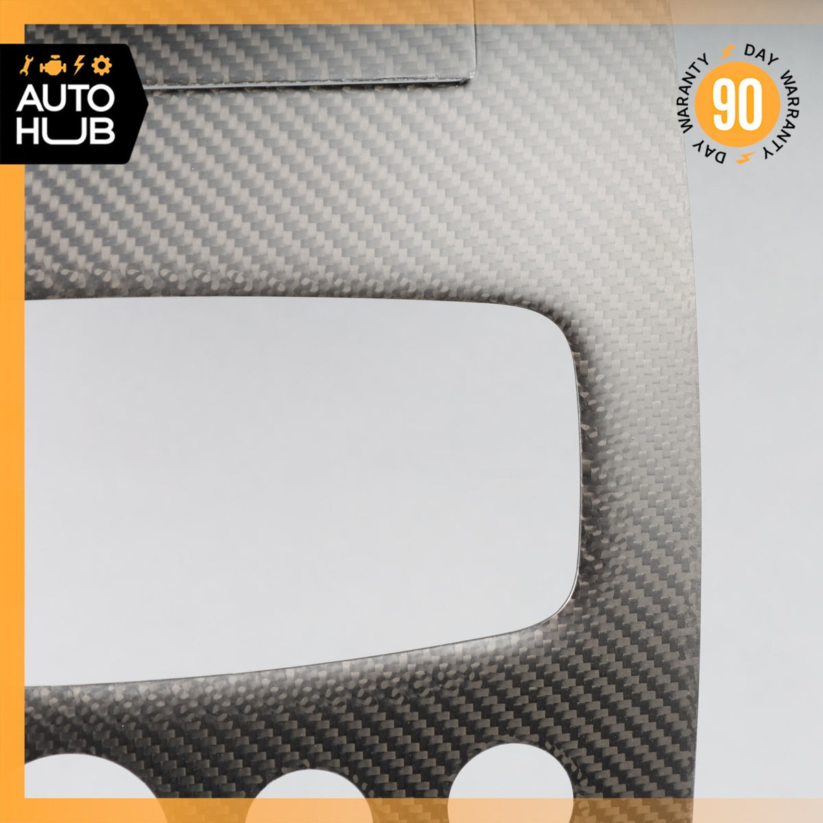 2016 Aston Martin DB9 GT Center Console Navi Trim Bezel Panel Carbon Fiber OEM - photo 7