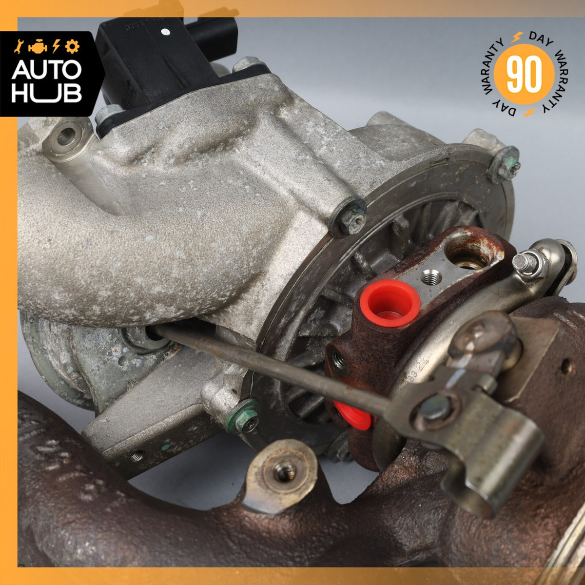 Maserati Ghibli Quattroporte Right Turbocharger Turbo Charger Manifold OEM 75k - photo 12