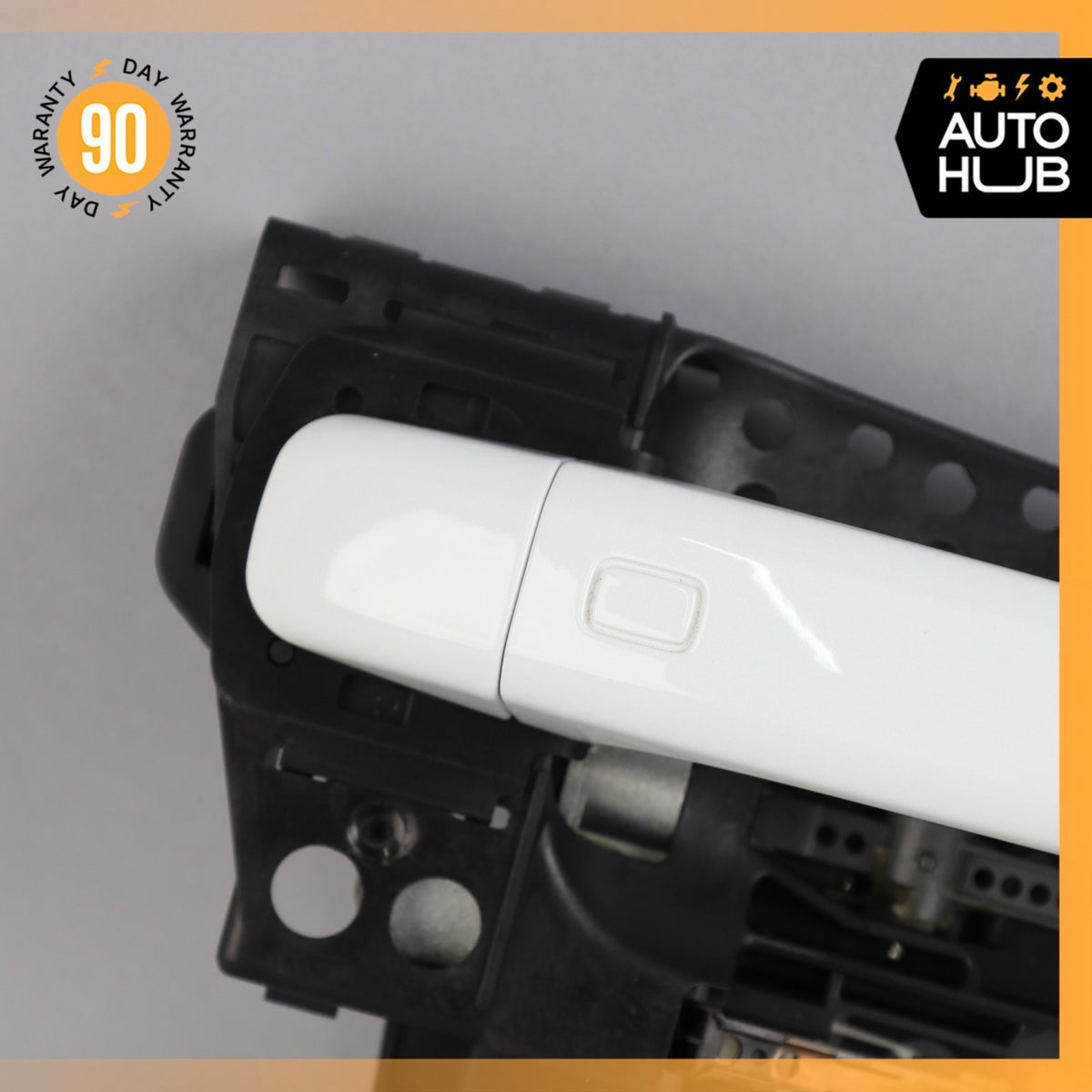 Audi S5 Right Passenger Exterior Door Handle w/ Keyless Go White 8T0837886B OEM - photo 2