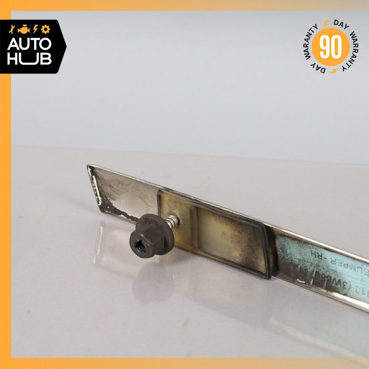 03-10 Bentley Continental GTC GT Rear Right Side Bumper Molding Trim Chrome OEM - photo 9