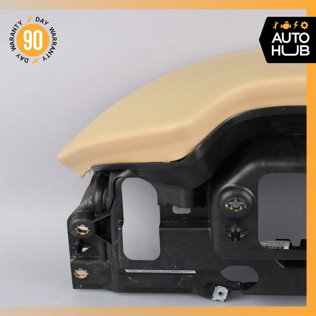 11-18 Porsche Cayenne 958 Upper Dashboard Dash Board Cluster Cover Beige OEM - photo 9