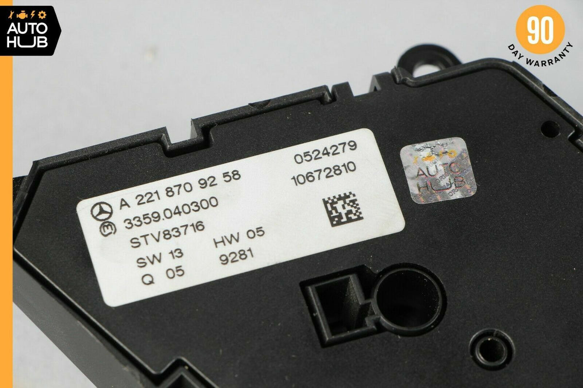 07-14 Mercedes W221 S400 CL550 Front Left Driver Seat Control Memory Switch OEM - photo 11