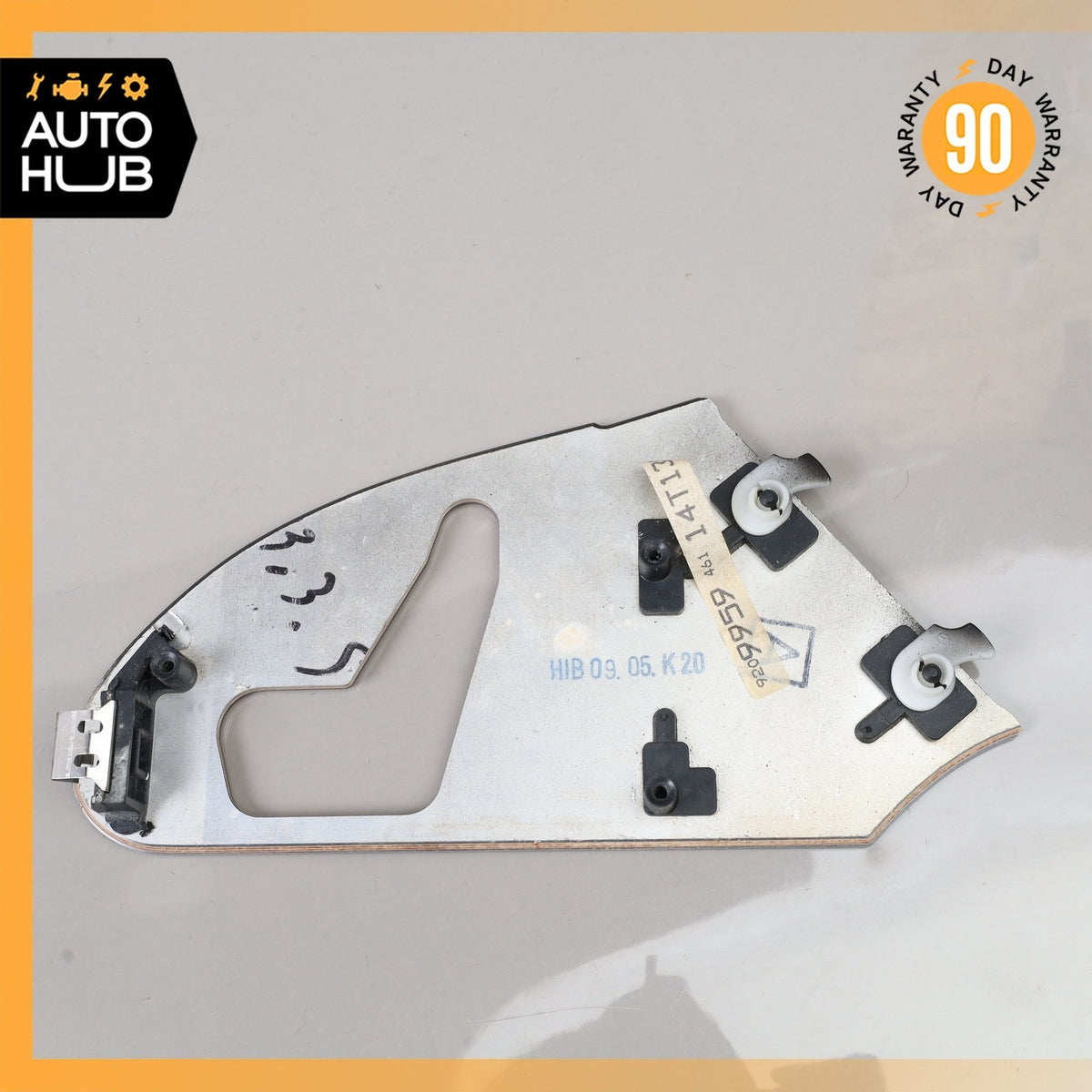 95-99 Mercedes W140 S500 S600 Rear Left Side Door Switch Trim Cover OEM - photo 4