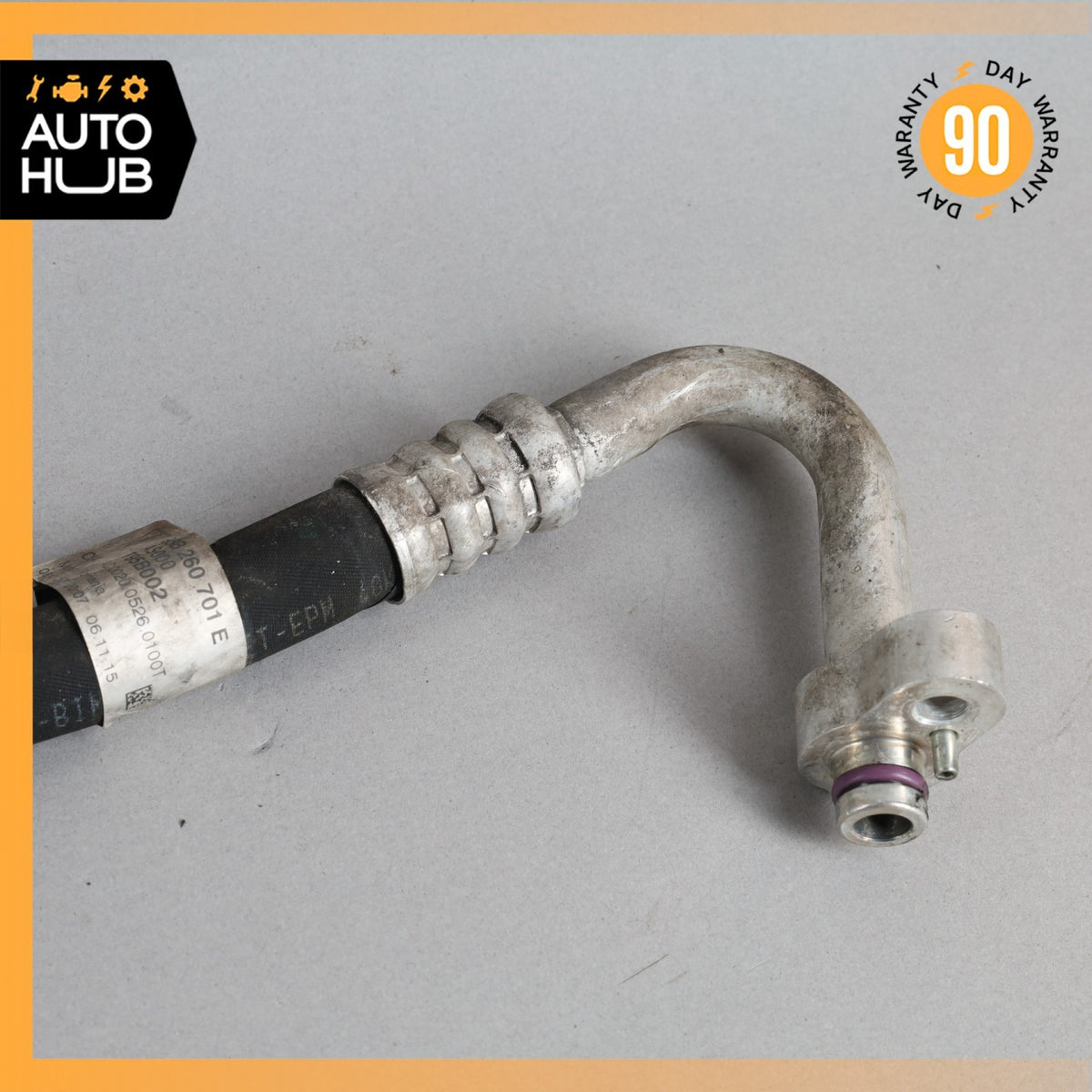 Porsche Macan 95B AC Refrigerant Compressor Pressure Hose Line 95B260701E OEM - photo 3