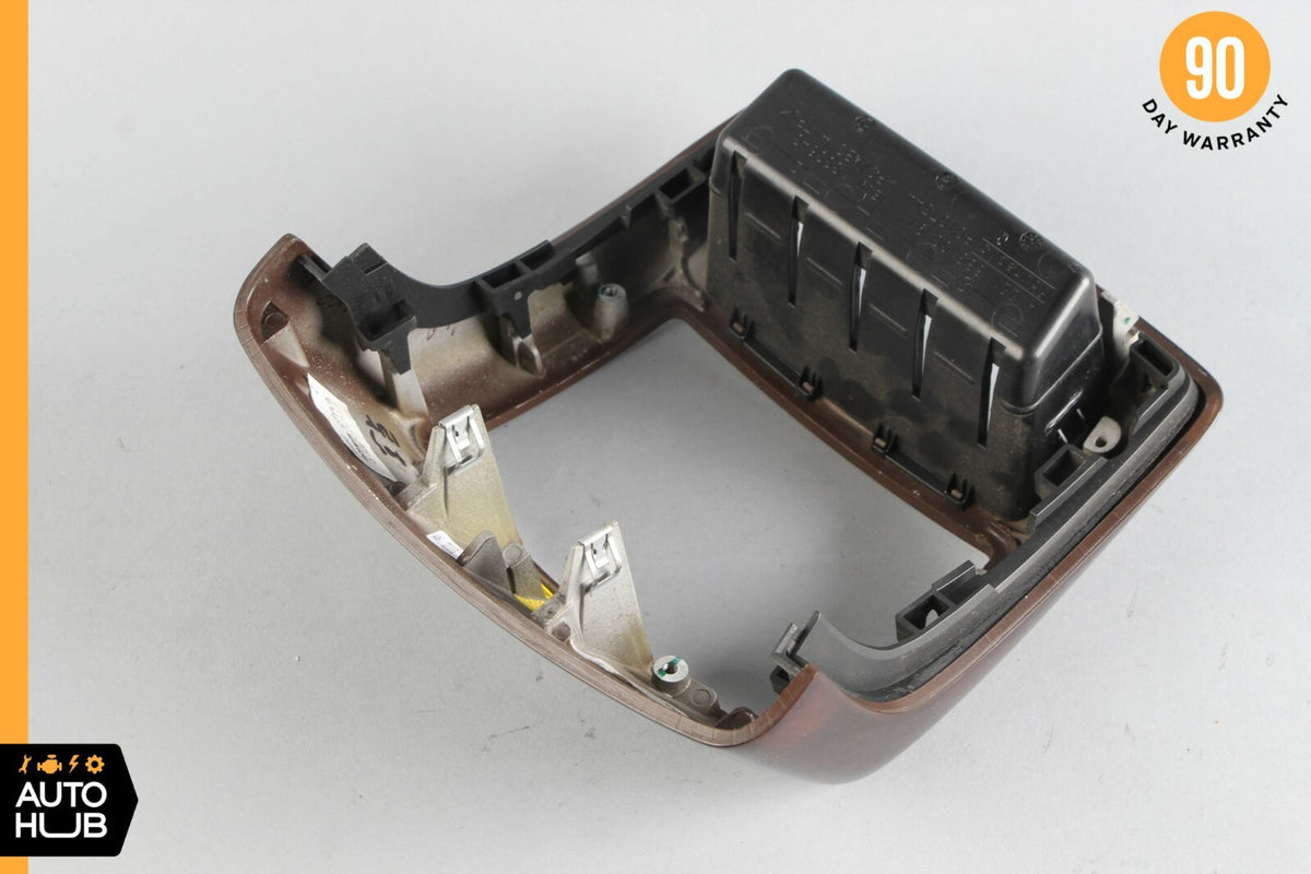 07-13 Mercedes W221 S400 S63 Center Console Rear AC Control Trim Bezel Wood OEM - photo 9