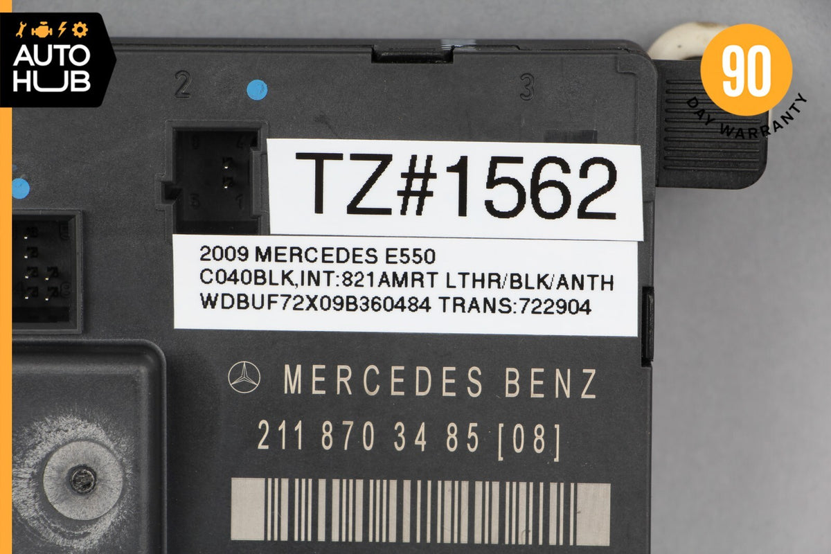 07-09 Mercedes W211 E550 E63 AMG Rear Right Door Control Module 2118703485 OEM - photo 12