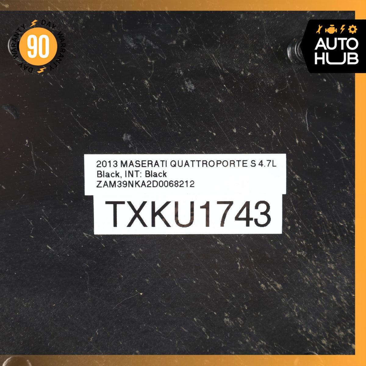 09-13 Maserati Quattroporte Back Panel Seat Cover Front Left or Right Side OEM - photo 13