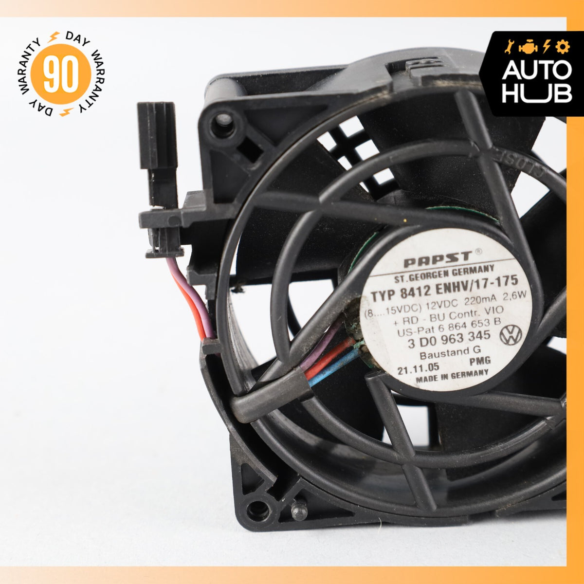 Bentley Continental Flying Spur Front Right or Left Seat Blower Cooler Fan 58k - photo 6