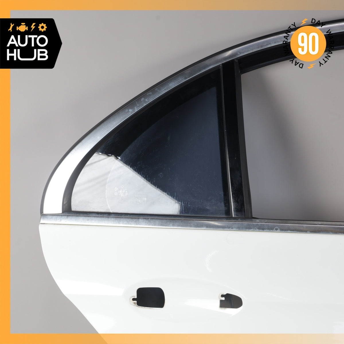 17-23 Mercedes W213 E300 E400 Rear Right Passenger Side Door Shell White OEM - photo 4
