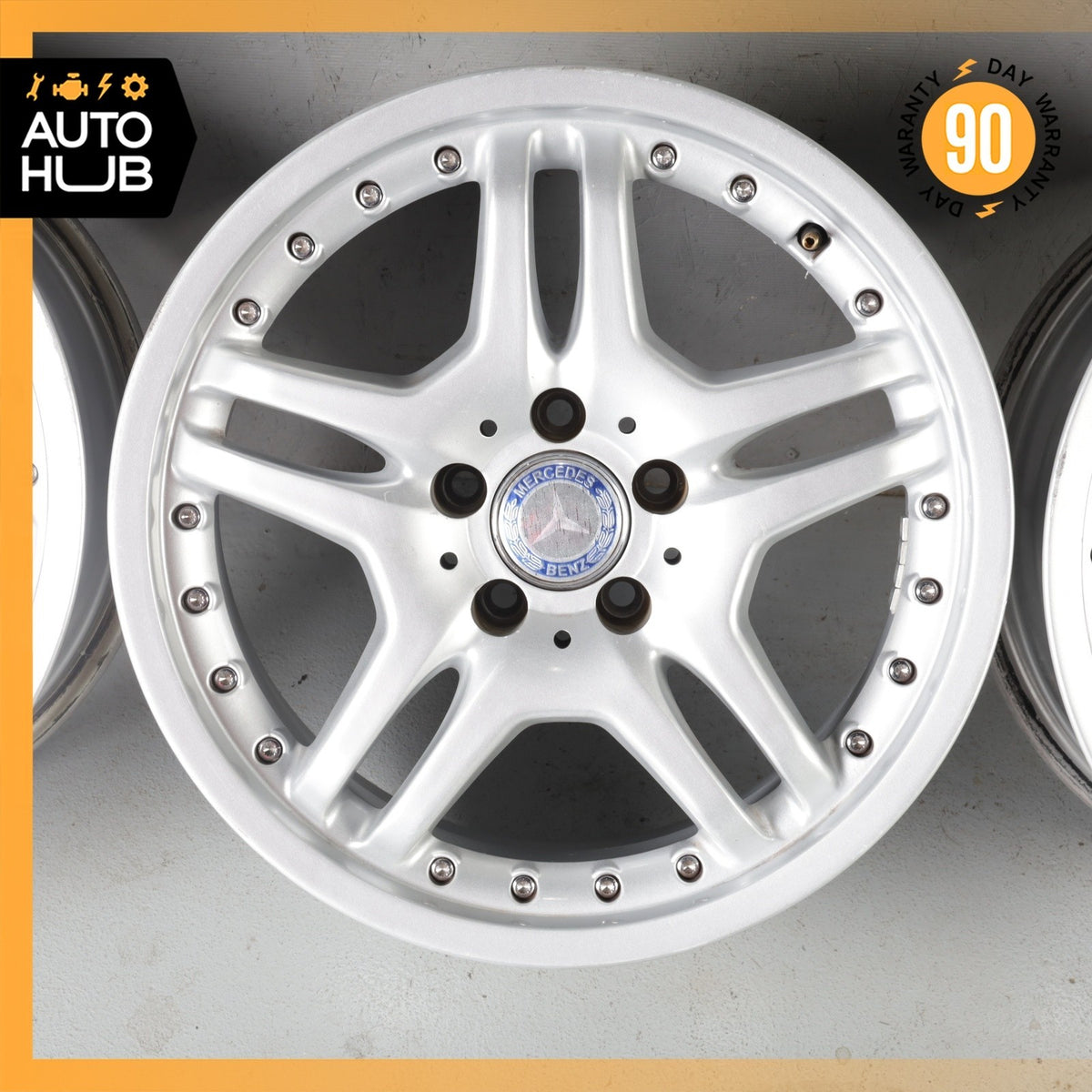 Mercedes R170 SLK230 SLK320 8 x 17 17" Wheel Rim Rims Set of 4 Aftermarket - photo 4