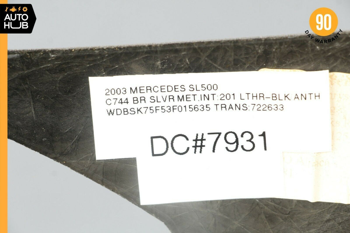 03-06 Mercedes R230 SL500 SL55 Front Left Side Interior Trim Panel A Pillar OEM - photo 12
