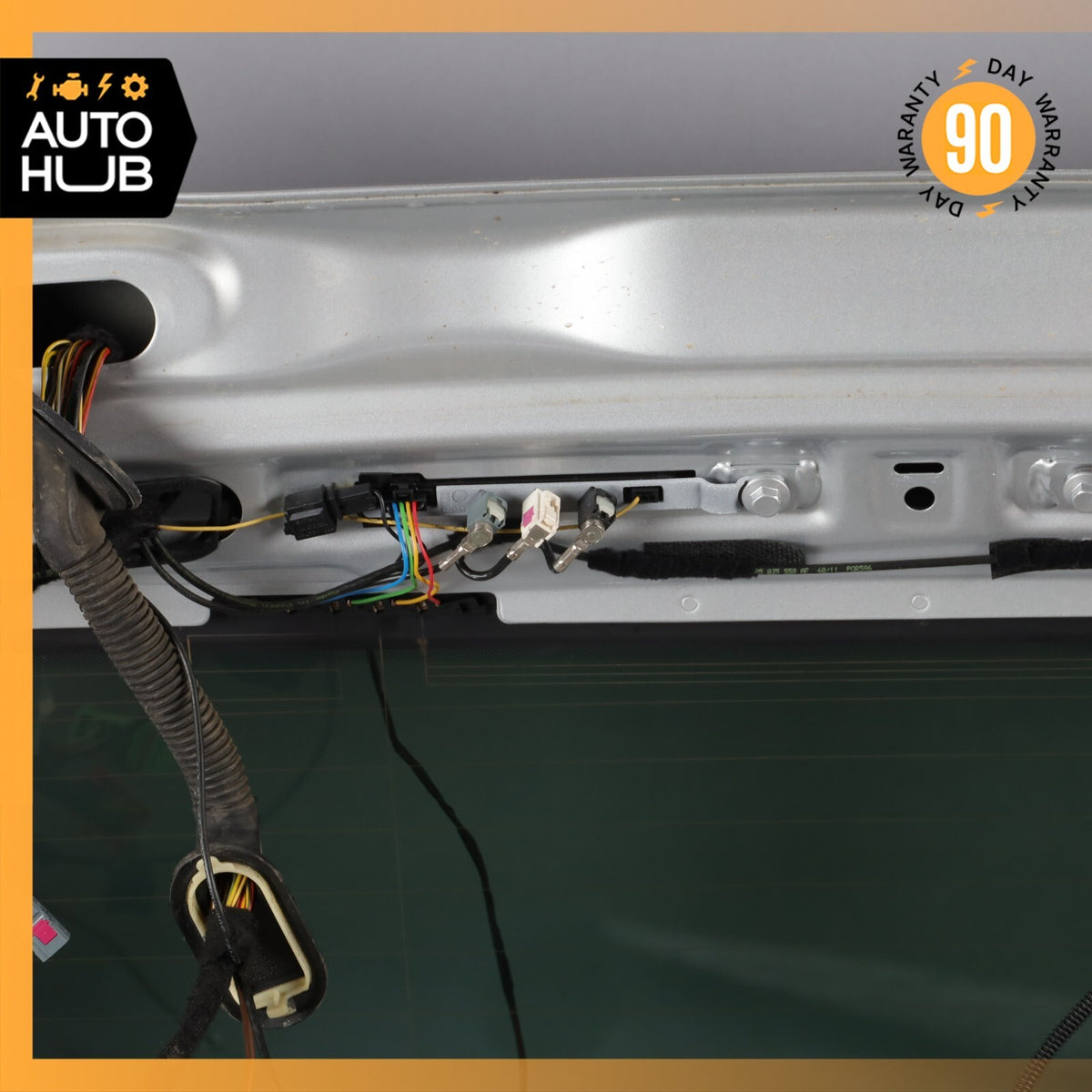 11-14 Porsche Cayenne 958 S Trunk Lid Liftgate Tailgate Hatch Shell Silver OEM - photo 19