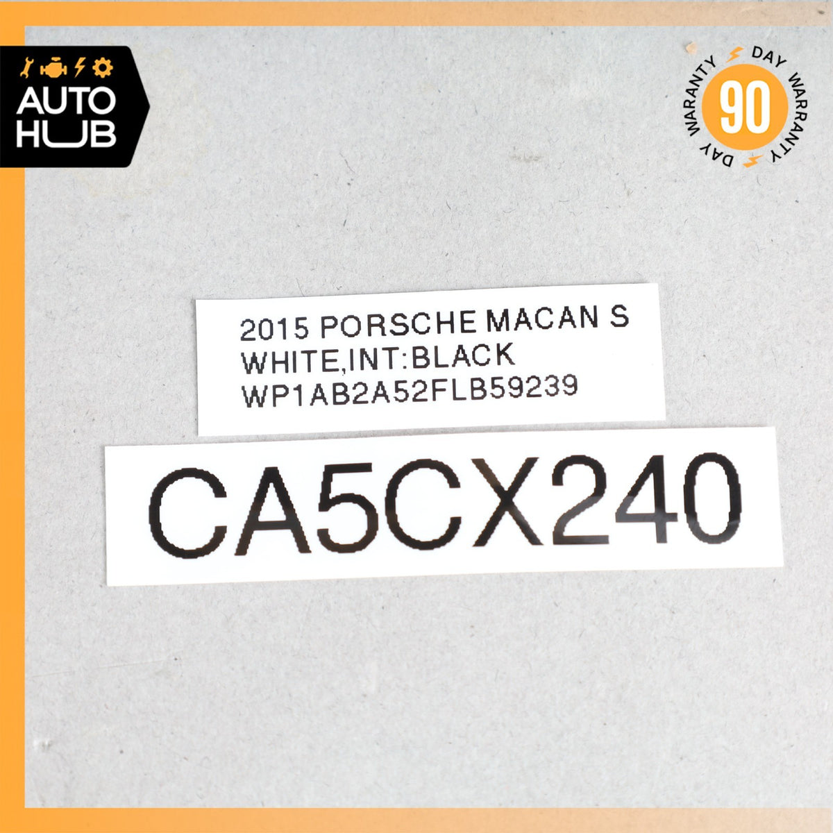 Porsche Macan 95B Instrument Speedometer Cover Panel Trim Bezel Black OEM - photo 12