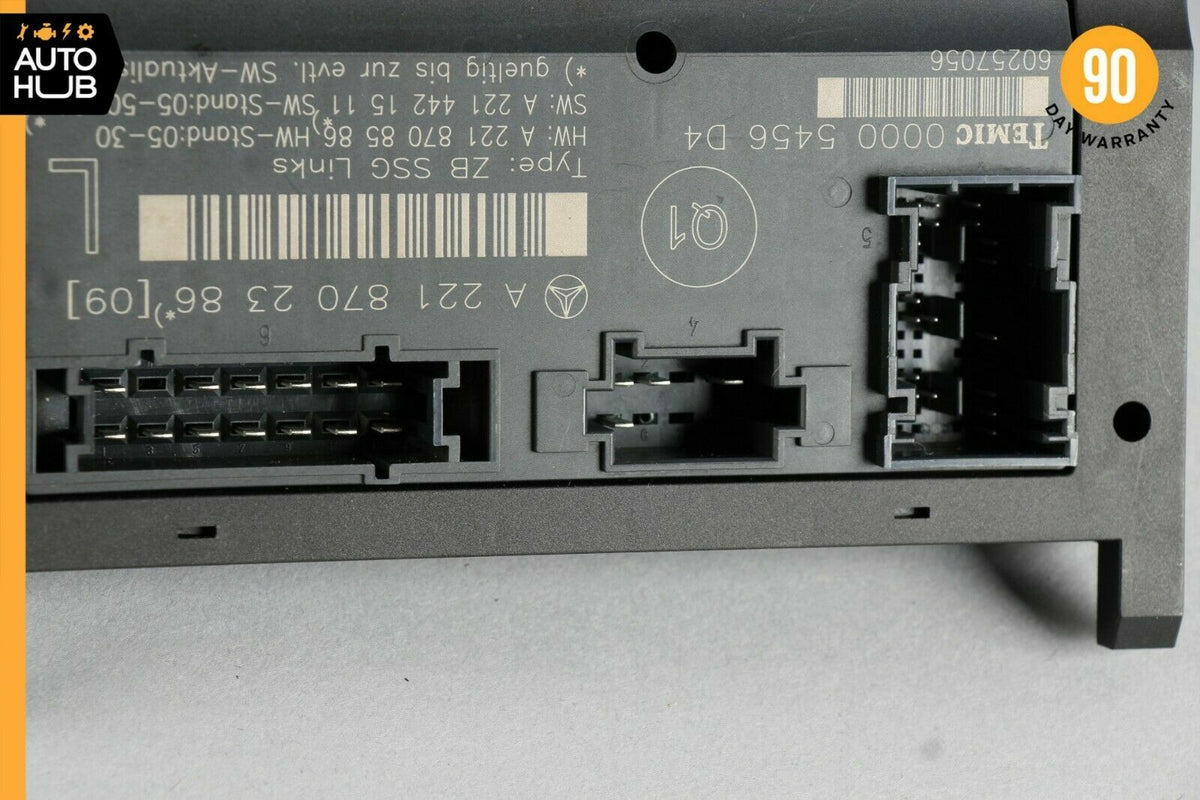 07-13 Mercedes W221 S550 S400 Front Left Driver Side Under Seat Control Unit OEM - photo 8