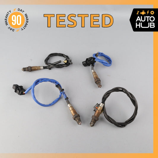11-18 Porsche Cayenne 958 Turbo 4.8L Oxygen O2 Sensor Lambda Set of 4 OEM - photo 1
