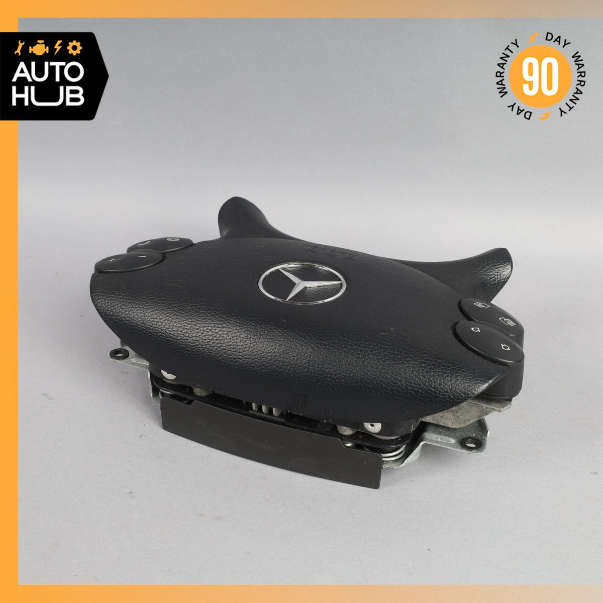 Mercedes R230 SL500 SL55 AMG CLK500 E350 Steering Wheel Airbag Air Bag Black OEM - photo 7