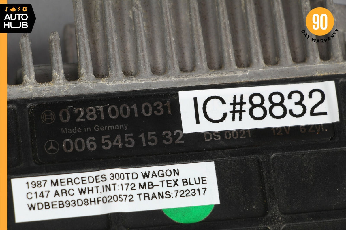 86-87 Mercedes W124 300TD ECU Turbo Diesel General GM Basic Control Module OEM - photo 8