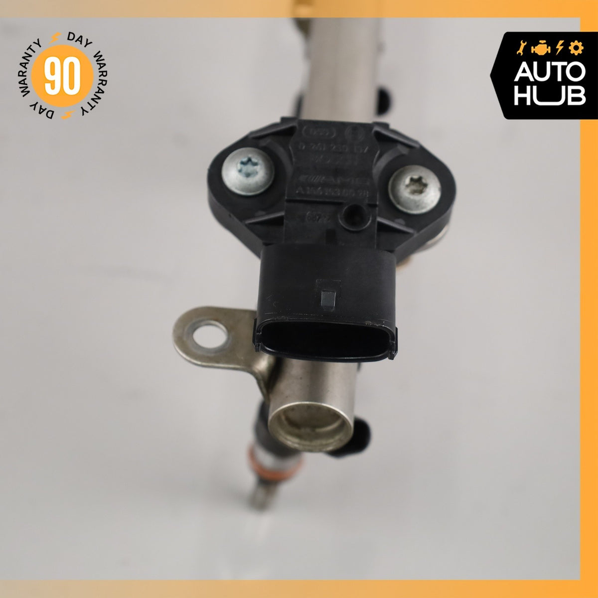 Mercedes W211 E63 SL63 CL63 AMG Engine Fuel Injector Rail w/ Injectors OEM - photo 16