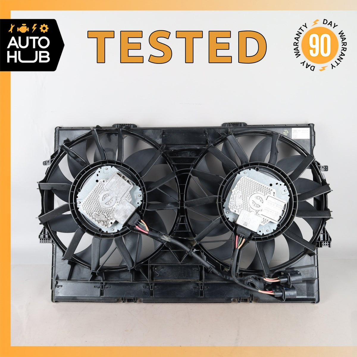 11-18 Audi D4 A8 S8 Engine Motor Cooling Radiator Fan Assembly 4H0121003F OEM - photo 1