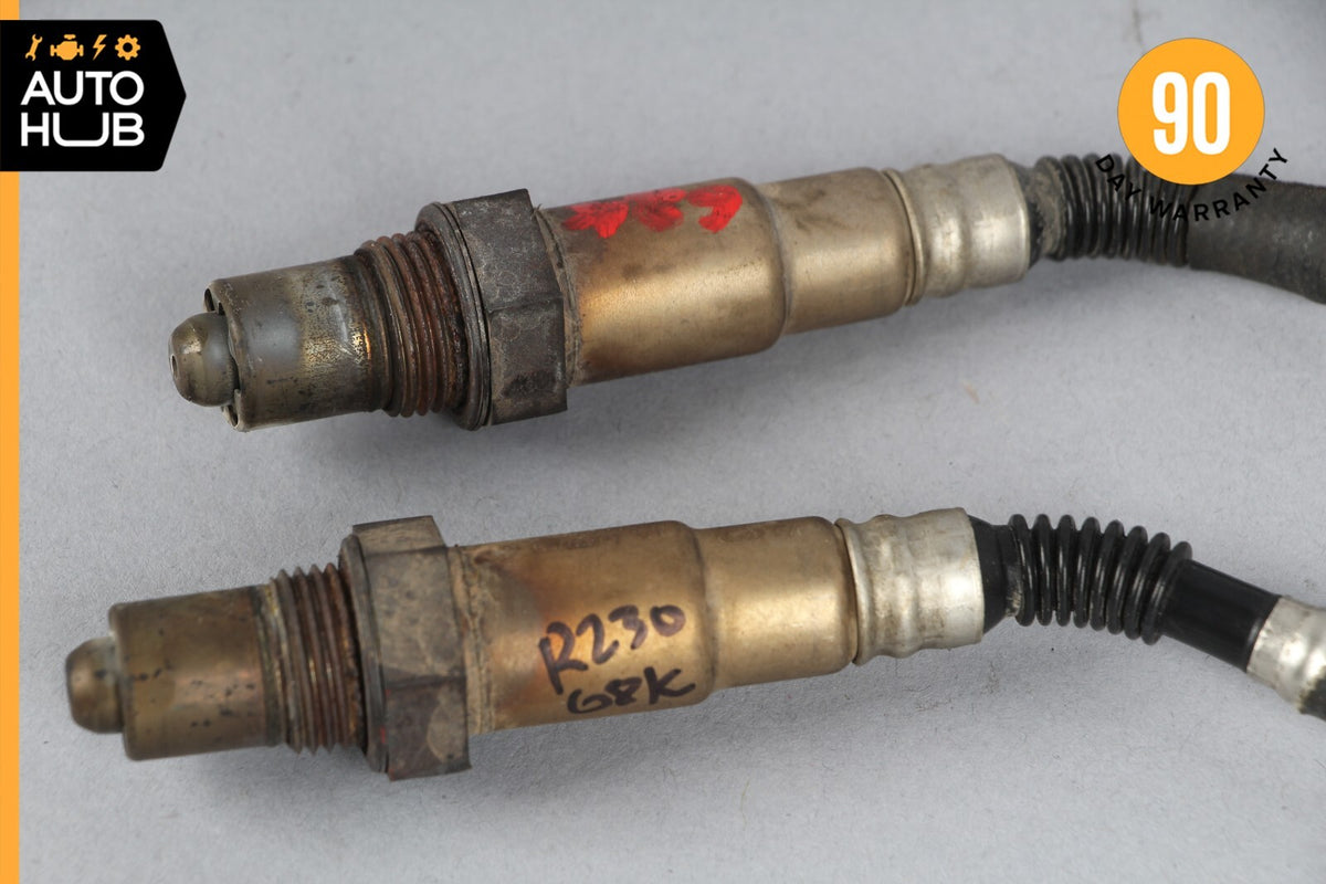 03-08 Mercedes R230 SL500 SL55 AMG Oxygen O2 Sensor Lambda Set of 4 OEM 68k - photo 7