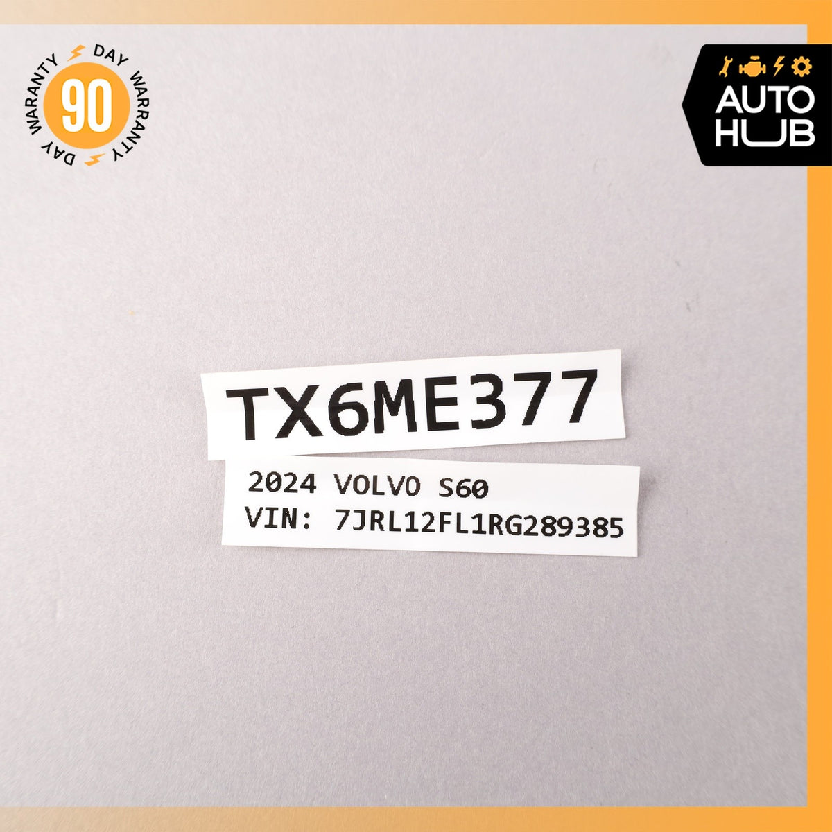 23-25 Volvo S60 2.0L L4 Rear Oxygen O2 Sensor Lambda OEM 60k - photo 8