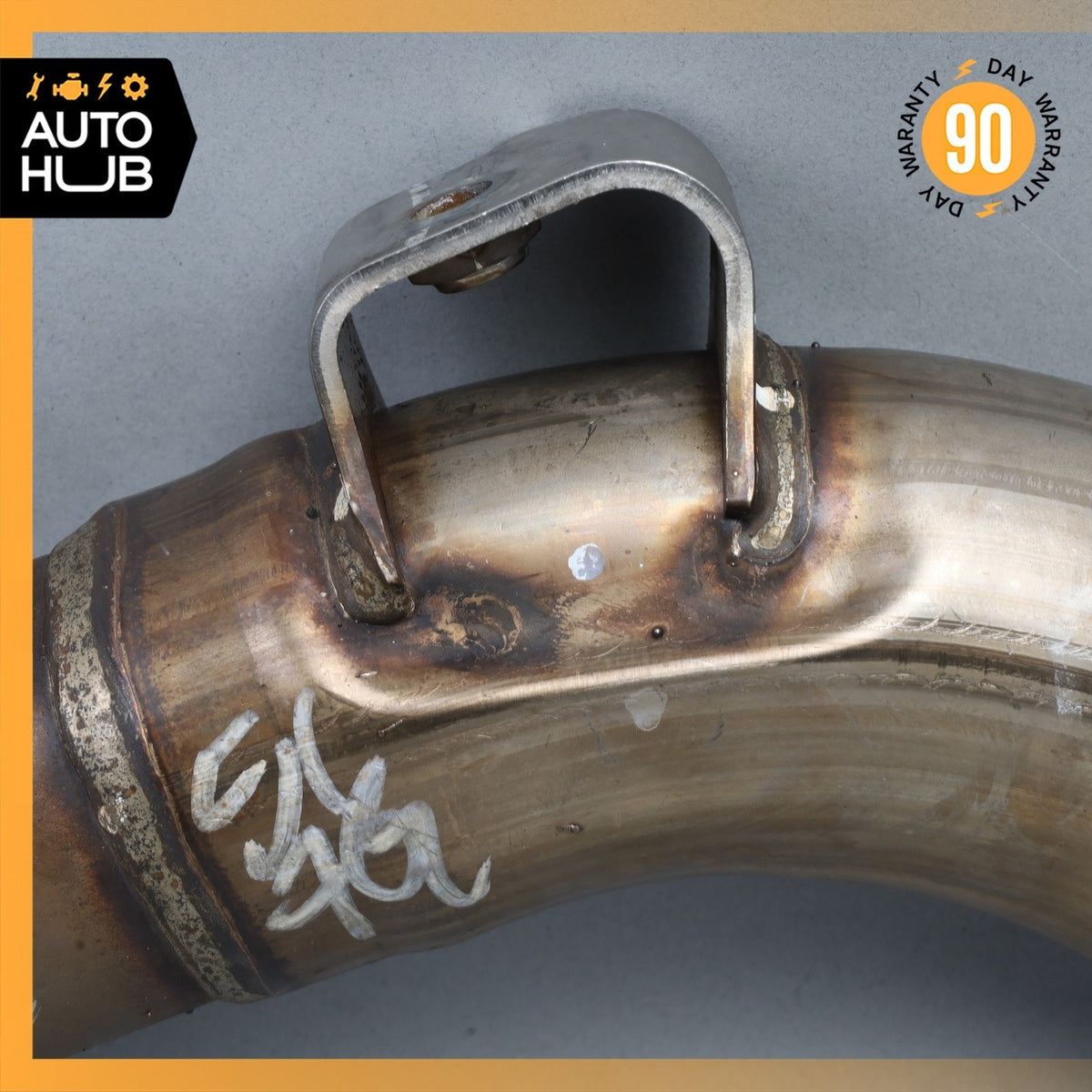 Mercedes X164 GL350 CDI Engine Front Exhaust Downpipe 1644920301 OEM - photo 3