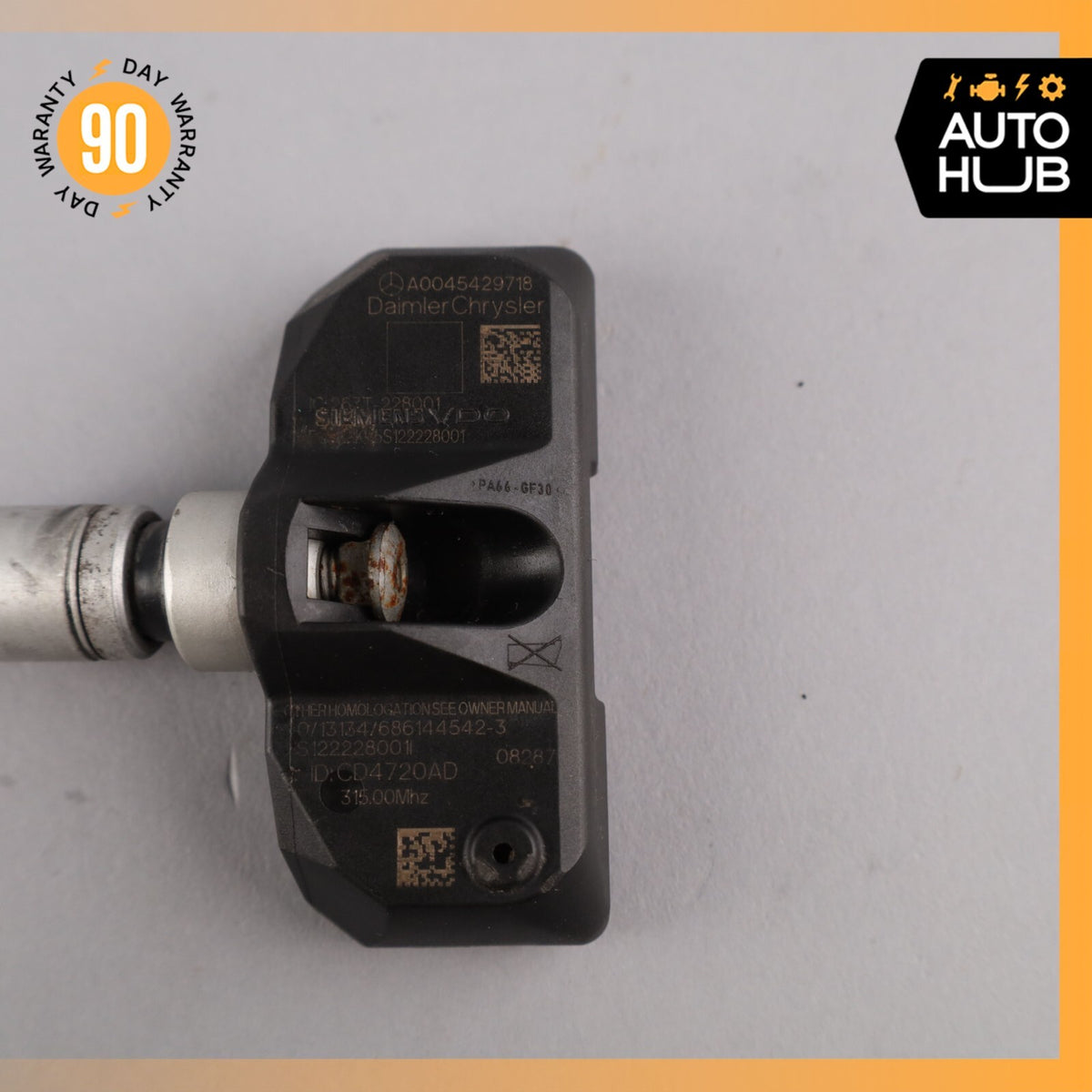 06-11 Mercedes W221 S550 CL55 AMG TPMS Tire Pressure Sensor 315 Mhz OEM - photo 8