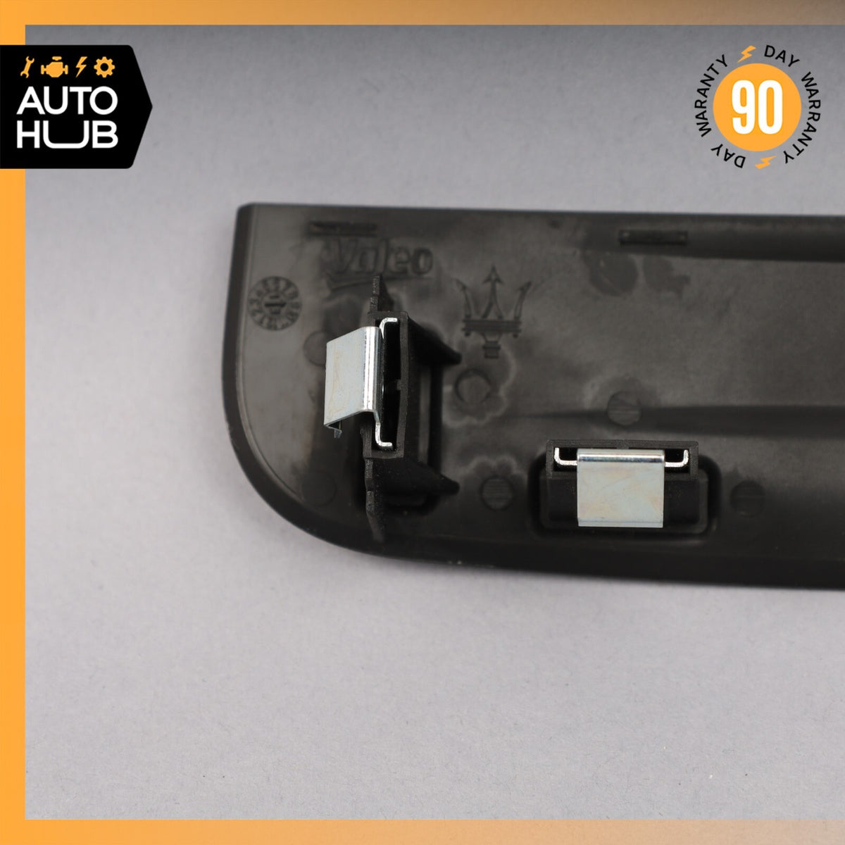 14-22 Maserati Ghibli Center Console Rear Switch Cover Trim Black 670019548 OEM - photo 8