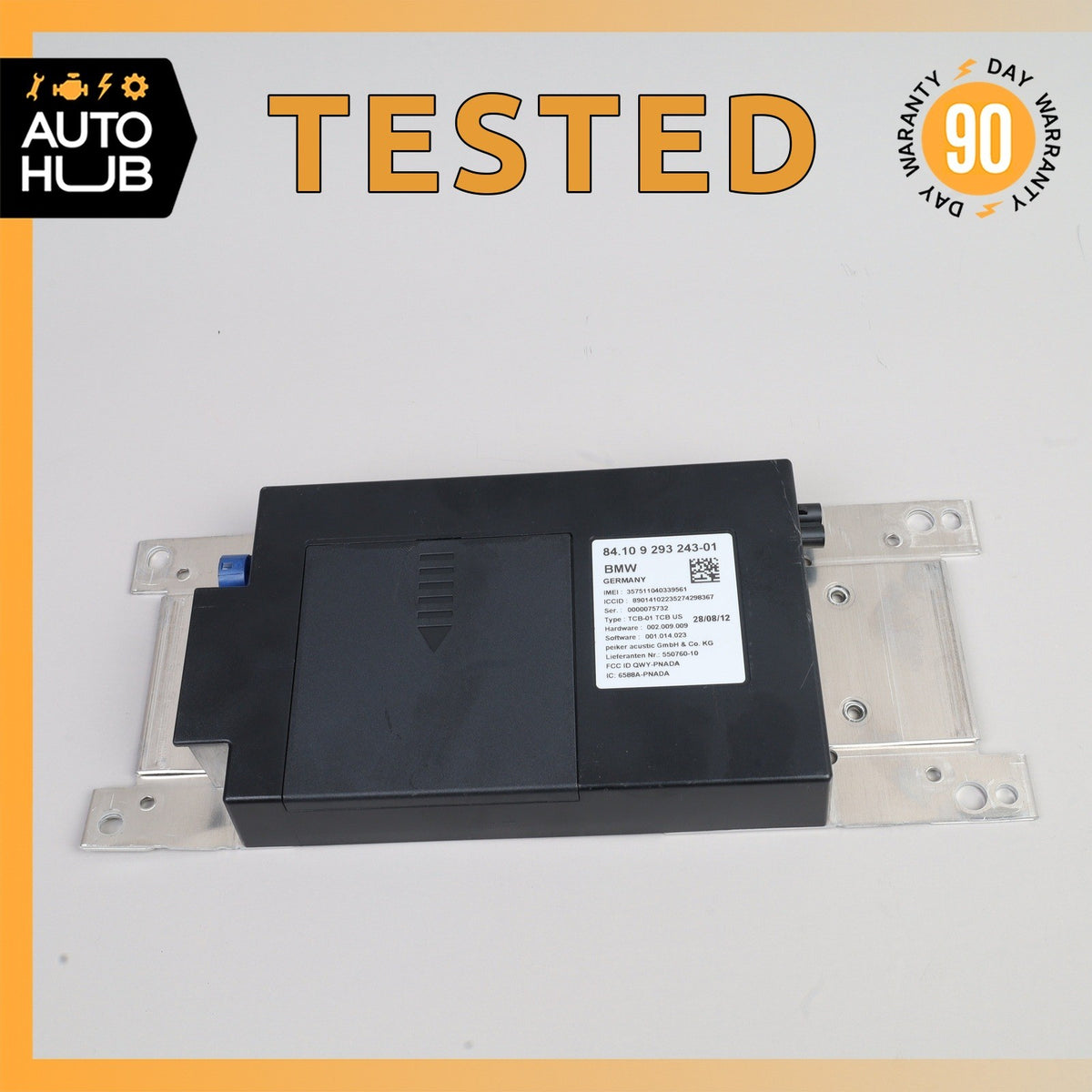 09-15 BMW F01 740i 750i Telematic Electronic Control Module OEM - photo 1