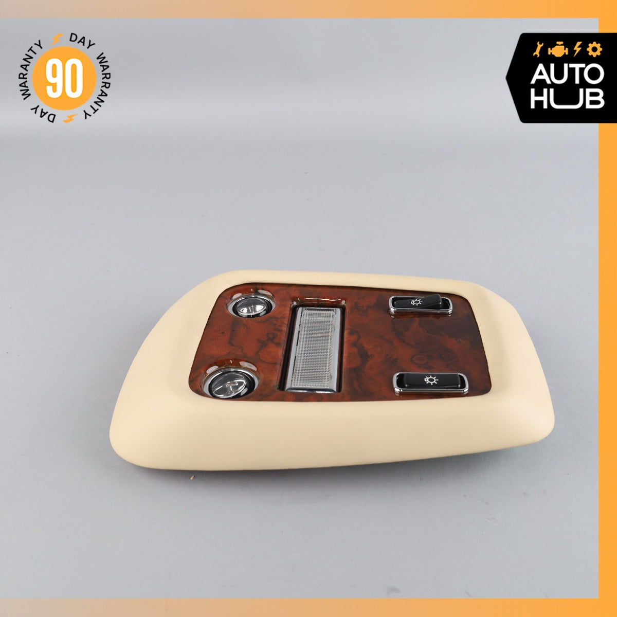 00-02 Rolls Royce Seraph / Bentley Arnage Rear Overhead Dome Light Lamp Wood OEM - photo 9