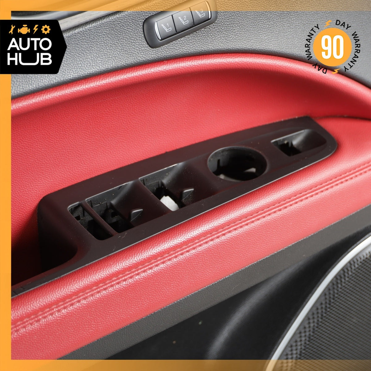 17-22 Alfa Romeo 949 Stelvio Front Left Side Interior Door Panel Red OEM - photo 7