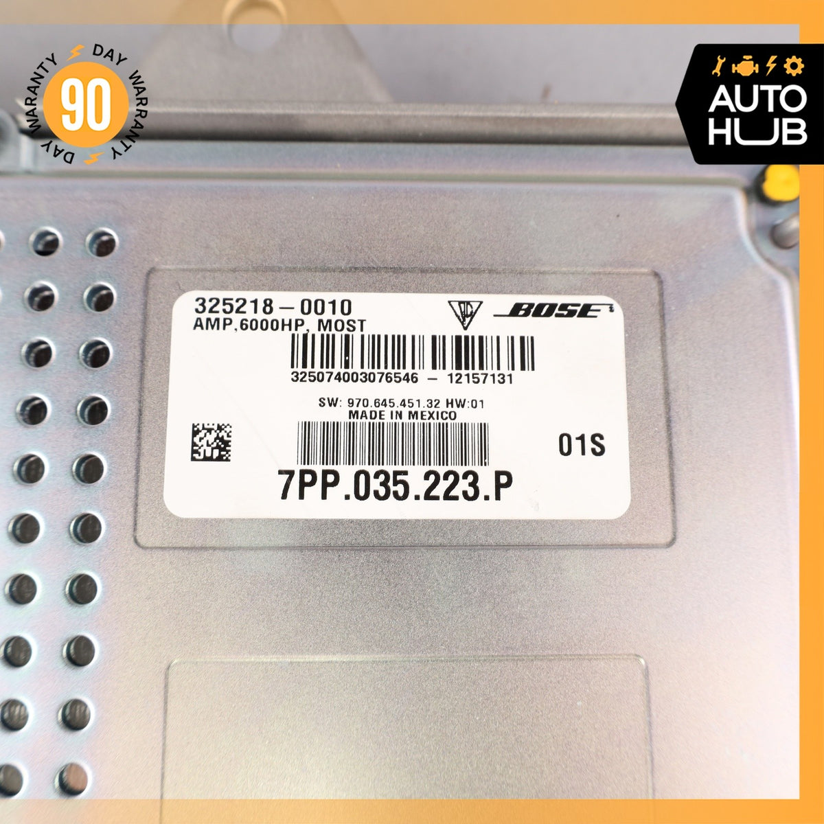 09-16 Porsche Cayenne 958 / 911 Macan 95B Amplifier Amp Bose Audio Sound OEM - photo 8