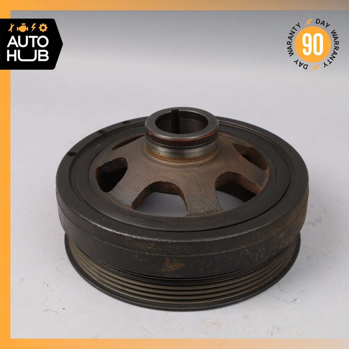 98-07 Mercedes R129 SL500 E430 Engine Motor Crankshaft Pulley Vibration Damper - photo 5