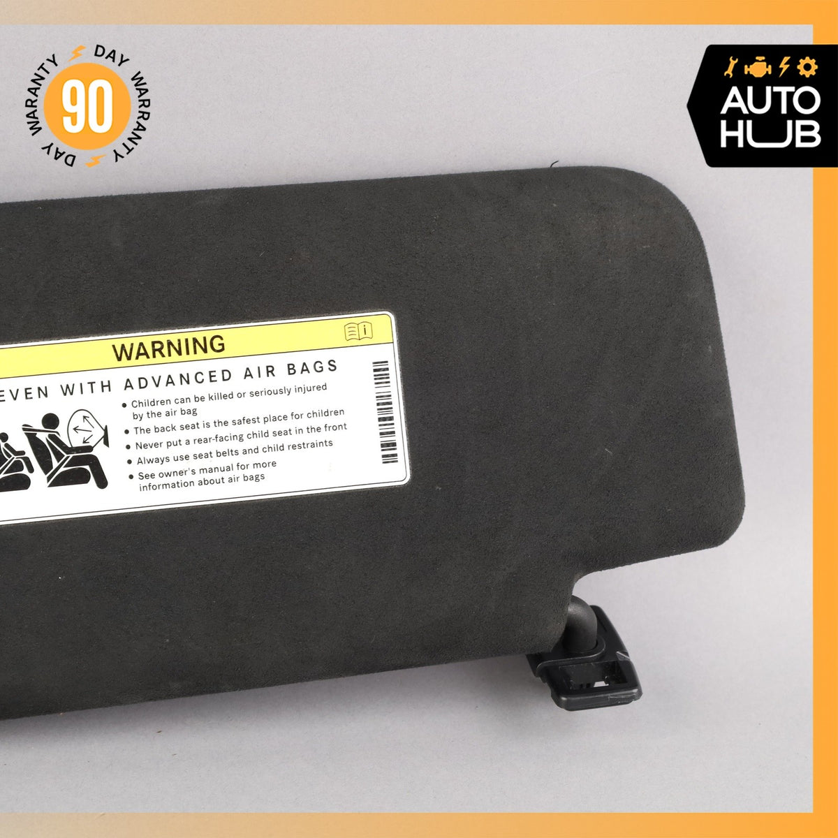 15-21 Mercedes W217 S550 S600 Coupe Right Side Sunvisor Sun Visor Suede OEM 74k - photo 5