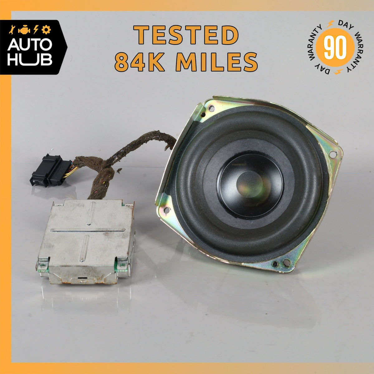 Maserati Quattroporte Front Bose Subwoofer Sub Woofer Speaker w/ Amplifier OEM - photo 1