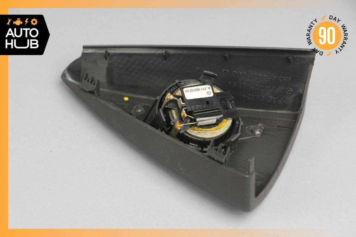 07-09 Mercedes W211 E320 E63 AMG E550 Front Left Tweeter Speaker Cover Black OEM - photo 7