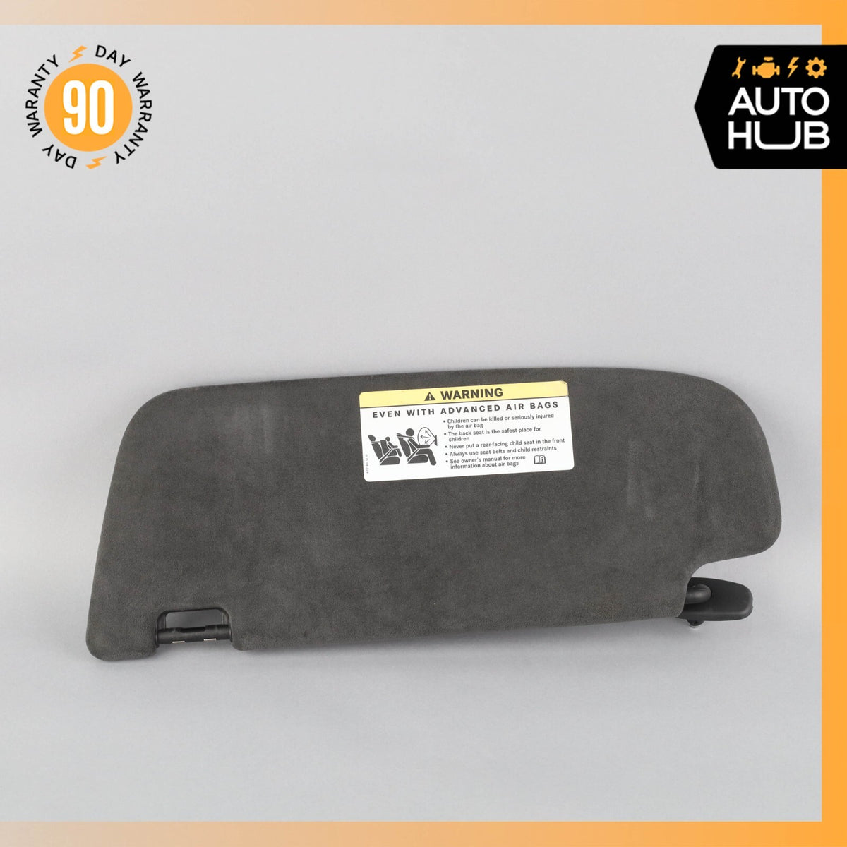 Mercedes W216 CL550 S600 Right Passenger Side Shade Sunvisor Suede OEM - photo 3