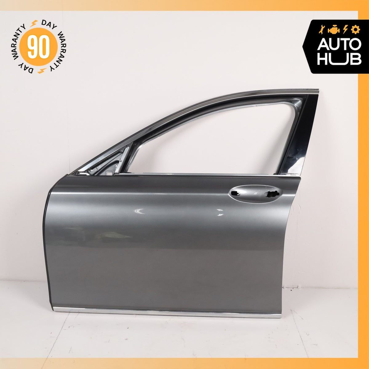 16-22 BMW G12 740i 750Li Front Left Driver Side Door Shell Gray 41517423699 OEM - photo 1