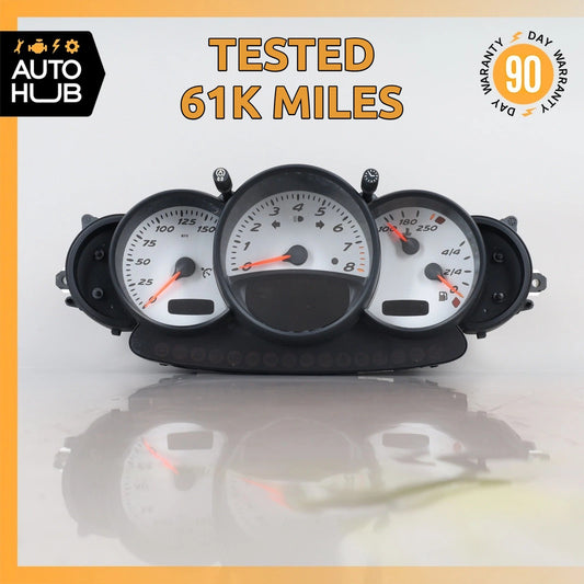 01-04 Porsche Boxster 986 Manual Instrument Cluster Speedometer OEM 61k - photo 1